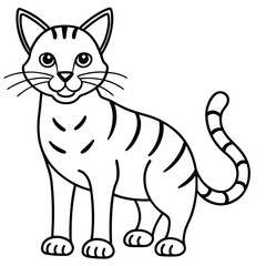 Bobcat illustration flat vector design