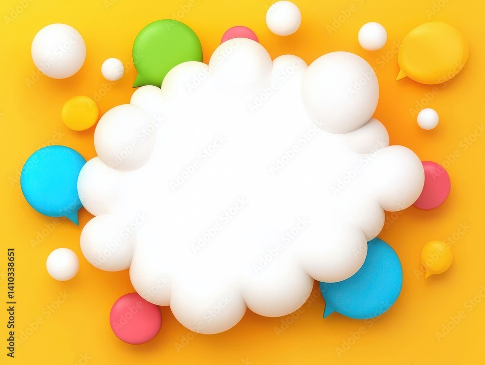 Poster engaging animated language learning interface creative studio digital graphics vibrant colors playfu