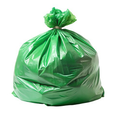 green plastic bag