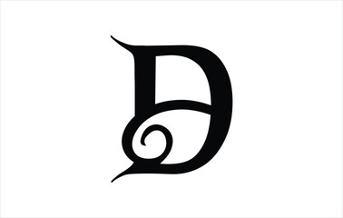 Elegant Letter D logo Vector Template Initial Letter D Logo Design. Creative And Modern D logo