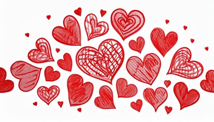 Heart icons in different sizes