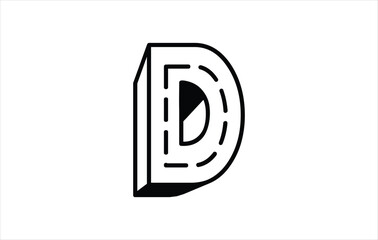 Elegant Letter D logo Vector Template Initial Letter D Logo Design. Creative And Modern D logo