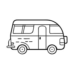 camper van icon, camper van vector illustration-simple illustration of camper van, perfect for camper van logos and icons