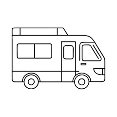 rv recreational vehicle icon, rv recreational vehicle vector illustration-simple illustration of rv recreational vehicle, perfect for rv recreational vehicle logos and icons