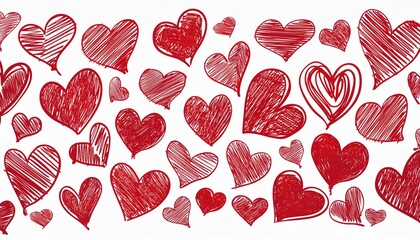 Heart icons in different sizes