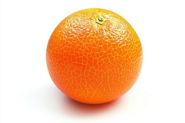 Orange sphere ball isolated on white background