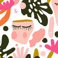  pattern with flowers