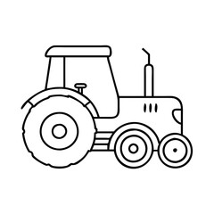 tractor icon, tractor vector illustration-simple illustration of tractor, perfect for tractor logos and icons