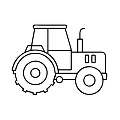 tractor icon, tractor vector illustration-simple illustration of tractor, perfect for tractor logos and icons