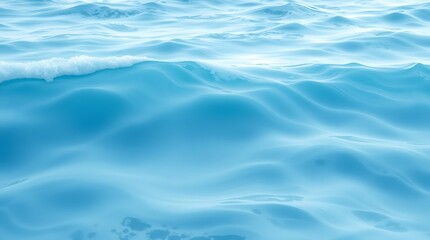 Naklejka premium Blue Ocean Surface Texture – Calm Abstract Water Background