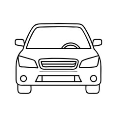 sedan icon, sedan vector illustration-simple illustration of sedan, perfect for sedan logos and icons