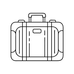 suitcase icon, suitcase vector illustration-simple illustration of suitcase, perfect for suitcase logos and icons