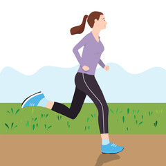 running