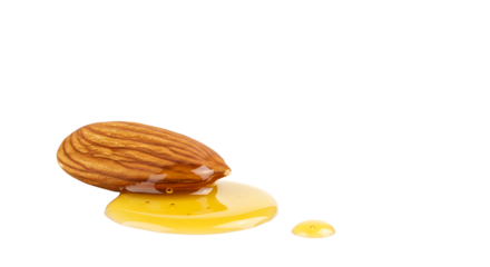 Nutty Bliss: Almond with Spring Honey Drizzle