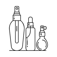 perfume atomizers icon, perfume atomizers vector illustration-simple illustration of perfume atomizers, perfect for perfume atomizers logos and icons