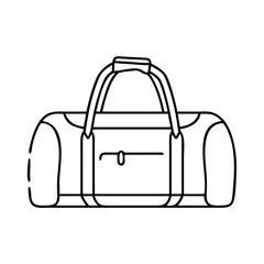 duffel bags icon, duffel bags vector illustration-simple illustration of duffel bags, perfect for duffel bags logos and icons