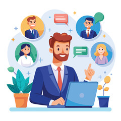 Team Collaboration Through Virtual Meeting