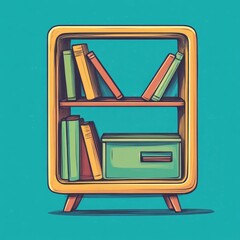 Elegant Wooden Bookshelf for Functional Home Decor and Modern Storage: Unique Furniture for Stylish Living Room, Home Office, or Children's Room