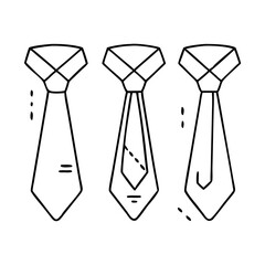 ties icon, ties vector illustration-simple illustration of ties, perfect for ties logos and icons