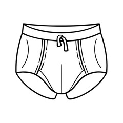 briefs icon, briefs vector illustration-simple illustration of briefs, perfect for briefs logos and icons