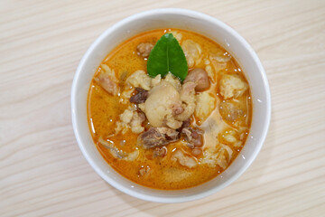 Goat curry is a traditional Indonesian dish made from lamb or goat meat cooked in a spicy, yellowish curry-like sauce called gulai.