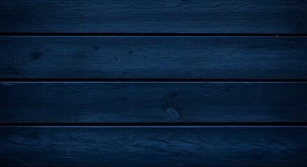 blue wooden background, Rustic Dark Blue Wooden Plank Wall - Textured Horizontal Design