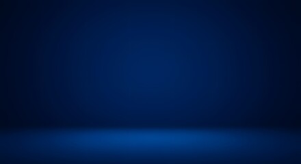 Obraz premium Serene Blue Gradient - Elegant Minimalist Design