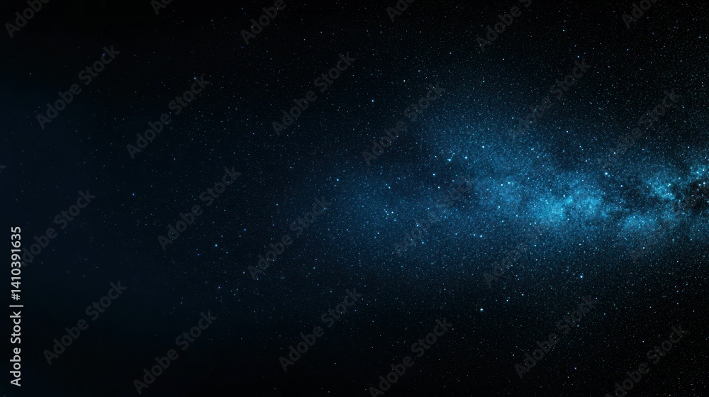 Poster beautiful celestial scene representing a vivid display of sparkling stars