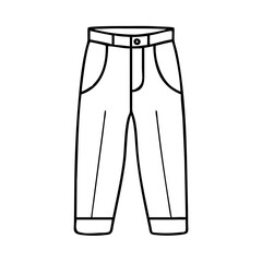 chinos icon, chinos vector illustration-simple illustration of chinos, perfect for chinos logos and icons