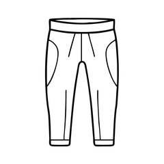 leggings icon, leggings vector illustration-simple illustration of leggings, perfect for leggings logos and icons