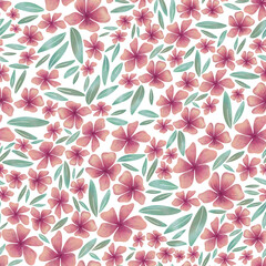 Digital hand drawn seamless pattern for fashion, linens, textile, wallpaper, wrapping paper, kids clothing, homewares and more