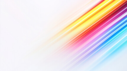 Obraz premium A dynamic abstract of colorful light streaks in motion, ideal for conveying energy and movement