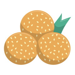 Onde onde cake, a typical Indonesian snack