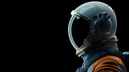 Pixel Art Astronaut Profile View