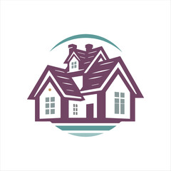 Modern Real Estate House Logo Design – Vector Illustration for Property, Construction, and Architecture Branding