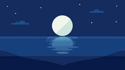  moonlight reflecting on the ocean