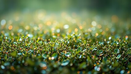 Abstract Holographic Plant Form Composed of Particles