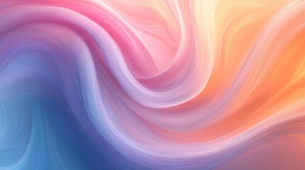Colorful abstract lines flowing and blending together