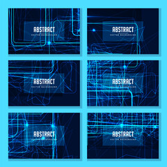 Abstract Geometric Vector Backgrounds Design