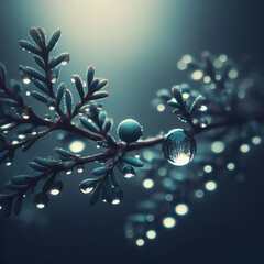 christmas background with christmas tree