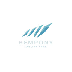 Bempony Logo - Abstract Geometric Design