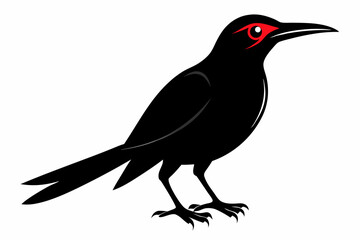 wallcreeper sihouette black vector