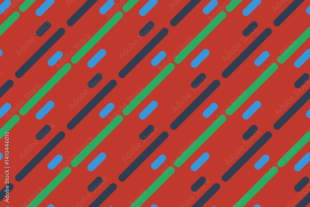Poster dynamic diagonal lines in vibrant red, green, and blue create a captivating abstract pattern.