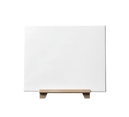 White blank canvas mockup on Png Format and Transparent Background