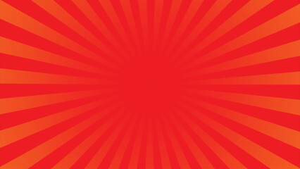 red sunbrust pattern background