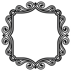 Ornate Square Frame Design