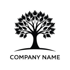 Obraz premium Strong and flourishing tree logo