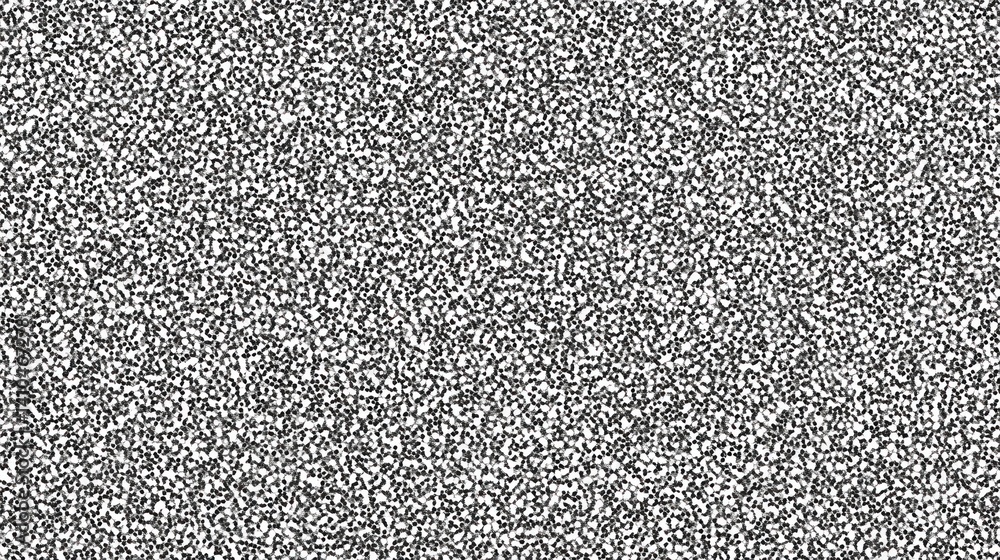 Poster abstract grayscale pattern of scattered dots.