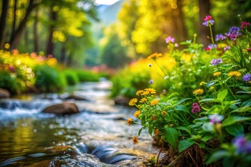 Blurred Nature Backgrounds for Design