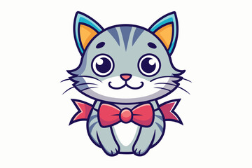 Adorable and colorful cute animal vector illustration perfect for children's books, nursery decor, educational materials, stickers, greeting cards, and cartoon-themed designs. Features charming animal